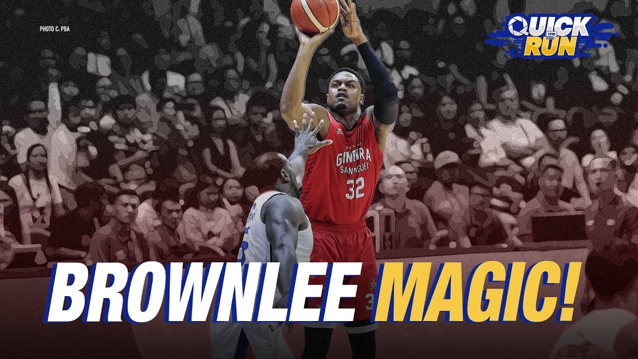 Brownlee Magic: Justin Brownlee recreates classic shot over Allen Durham | OS Quick Run